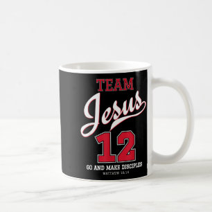 Caneca De Café Jesus E Time De Beisebol Jesus Camiseta Cristã_3 