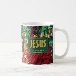 Caneca De Café JESUS Elogia Culto Adore Fala Natal