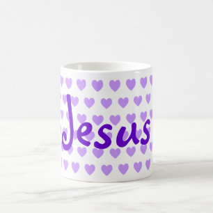 Caneca De Café Jesus em Roxo