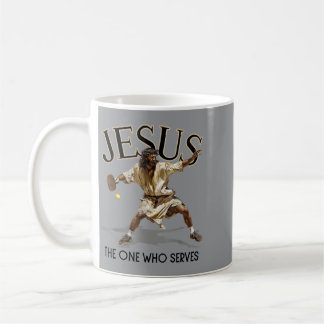 Caneca De Café Jesus Engraçado de Pickleball O Que Serve