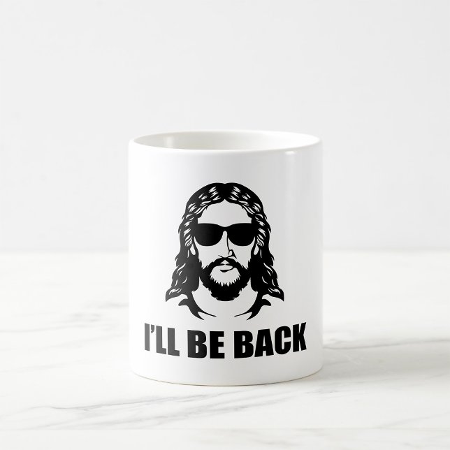 Caneca De Café Jesus, eu voltarei (Criador carregado)