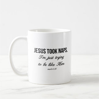 Caneca De Café Jesus fez soneca