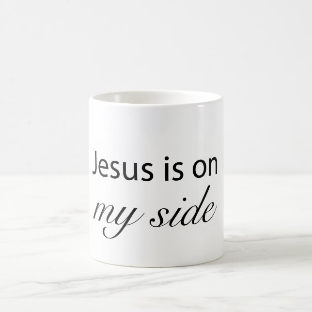 Caneca De Café Jesus is on My Side (Centro)