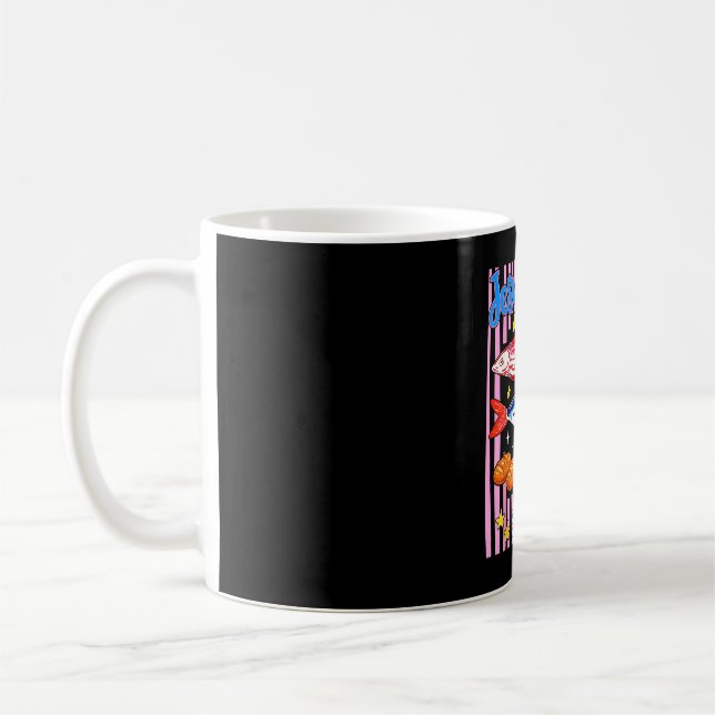 Caneca De Café Jesus matemática 2 peixes 5 pães alimenta os 5000  (Esquerda)