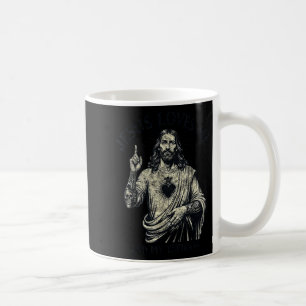 Caneca De Café Jesus Me Ama E Minhas Tatuagens Cristão Tatuado T