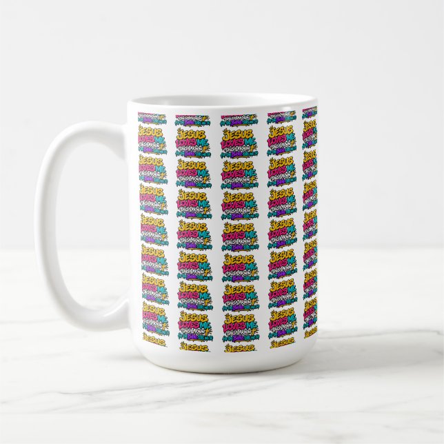 Caneca De Café Jesus me ama, eu sei disso (Esquerda)