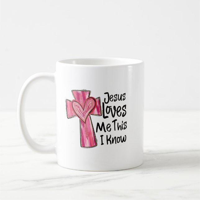 Caneca De Café Jesus me ama isso você sabe (Esquerda)