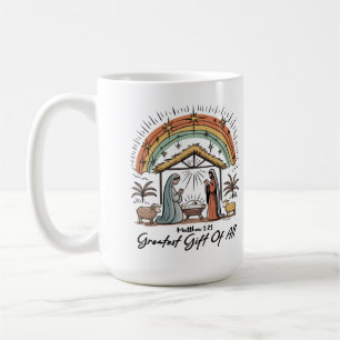 Caneca De Café Jesus Menino Maria José Natal Cristão