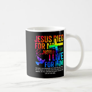 Caneca De Café Jesus Morreu Por Mim Agora Eu Vivo Para Ele Cristã