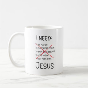 Caneca De Café Jesus Mug Inspirador, Mug Cristão