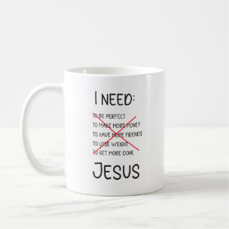 Caneca De Café Jesus Mug Inspirador, Mug Cristão