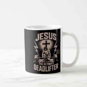 Caneca De Café Jesus O Levantador de Peso Defunto Definitivo Cami
