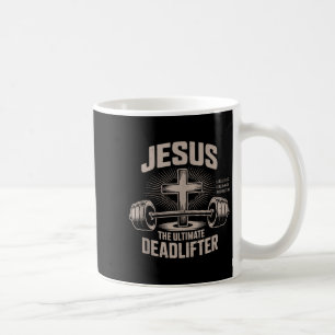 Caneca De Café Jesus O Levantador de Peso Defunto Definitivo Garo