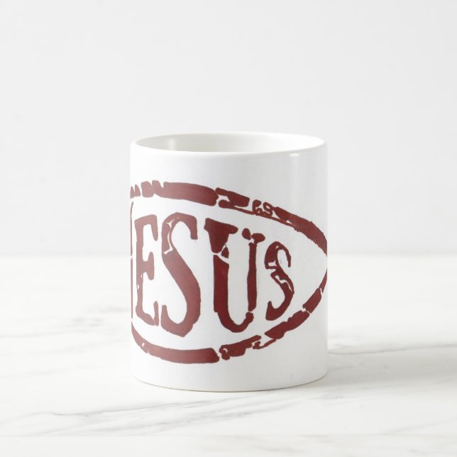 Caneca De Café jesus, o peixe (Centro)