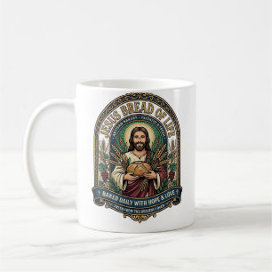 Caneca De Café Jesus Pão Da Vida Jesus Pão Vida Padaria Cristo