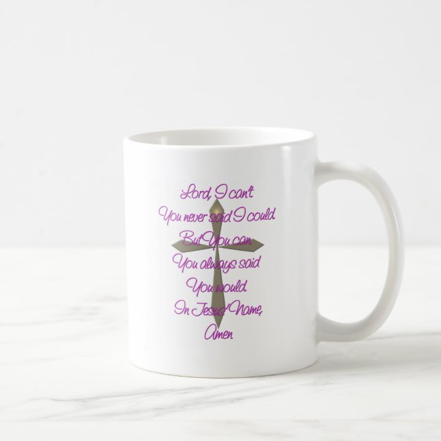 Caneca De Café Jesus Prayer (Direita)
