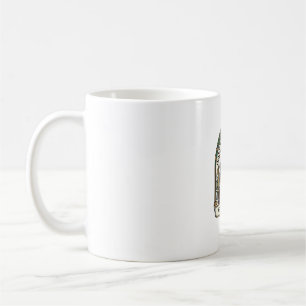 Caneca De Café Jesus Reparos de Costura Coração Remendado Jesus R