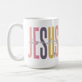 Caneca De Café Jesus salva sempre