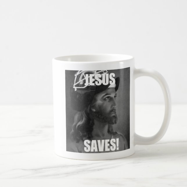 Caneca De Café jesus salvar (Direita)