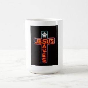 Caneca De Café Jesus salvar o sinal