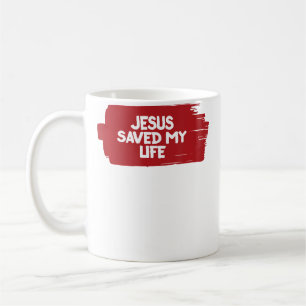 Caneca De Café Jesus Salvou Minha Vida Religião Cristã