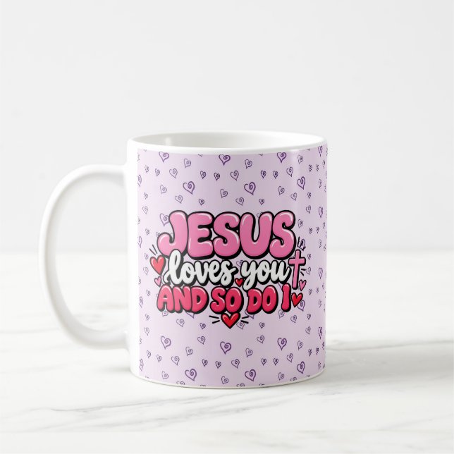 Caneca De Café Jesus te ama e eu também (Esquerda)