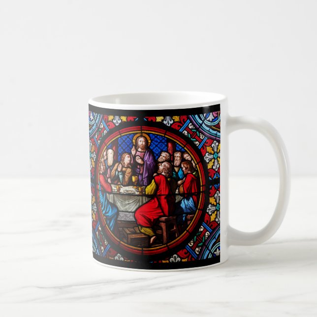 Caneca De Café Jesus, última refeição com seus discípulos (Direita)