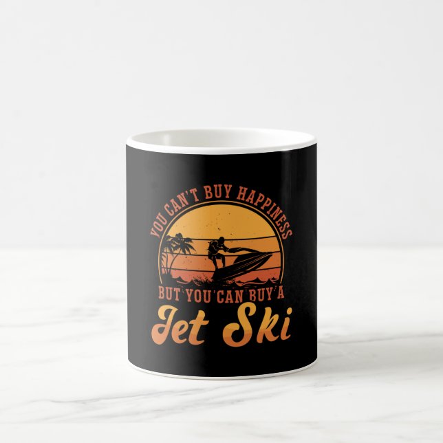 Caneca De Café Jet Ski Rider Você não pode Comprar Felicidade Jet (Centro)