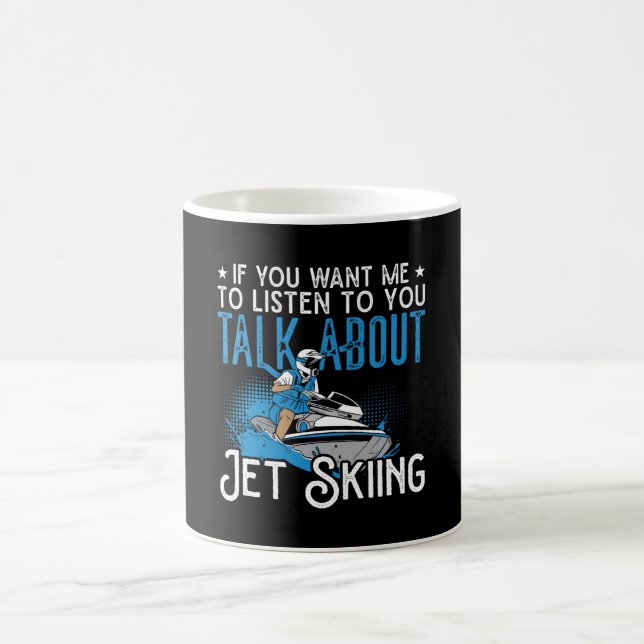 Caneca De Café Jet Ski Se Você Me Quiser, Jet Skiing Water Jetski (Centro)