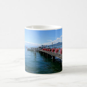 Caneca De Café Jetty no lago Genebra