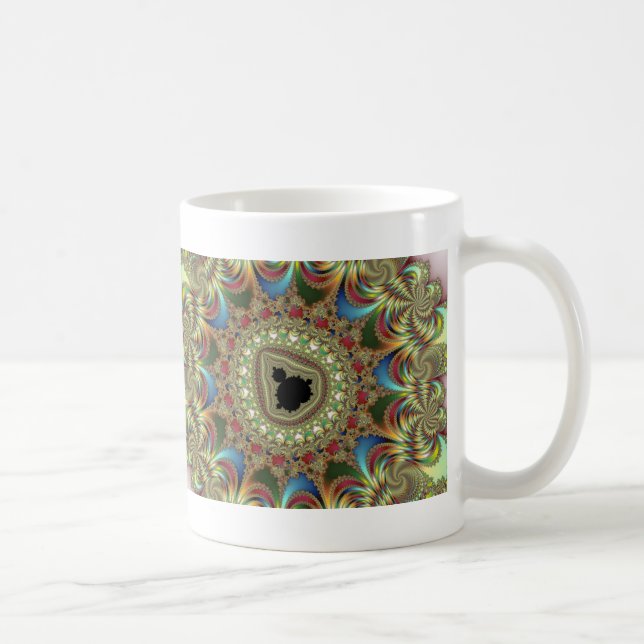 Caneca De Café Jewelry Fractal (Direita)