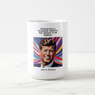 Caneca De Café JFK John F. Kennedy Citação Motivacional Inspiraçã