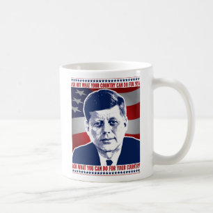 Caneca De Café JFK - Pergunte não o que seu país pode fazer par