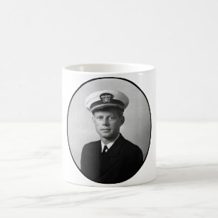 Caneca De Café JFK que veste seu uniforme do marinho