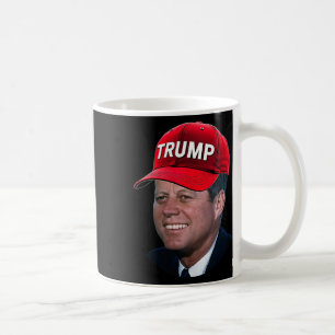 Caneca De Café Jfk Usando Chapéu De Trump Engraçado John F Kenned
