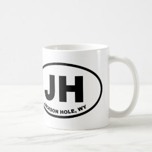 Caneca De Café JH Jackson Hole Wyoming