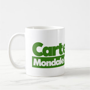 Caneca De Café Jimmy Carter 76 Carter Mondale retro Politics