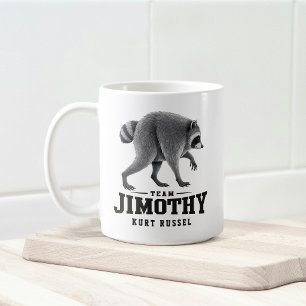 Caneca De Café Jimothy Viral Guaxinim Camisa Divertida Vida Selva