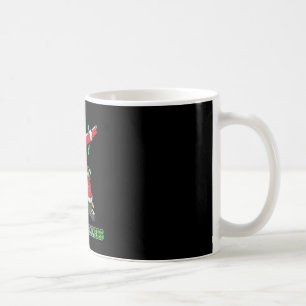Caneca De Café Jingle Llers Dabbing Pé de Papai Noel de Natal Fut