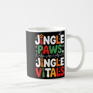 Caneca De Café Jingle Paws Jingle Vitals Enfermeira Veterinária D