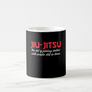 Caneca De Café jiu-jitsu a arte de dobrar pessoas