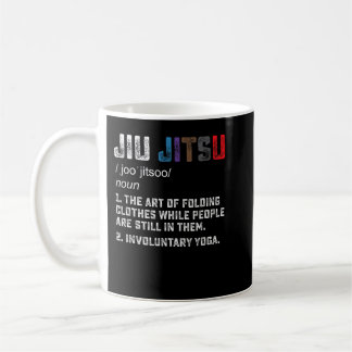 Caneca De Café Jiu jitsu Funny definition BJJ or MMA grappler