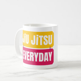 Caneca De Café Jiu Jitsu todos os dias