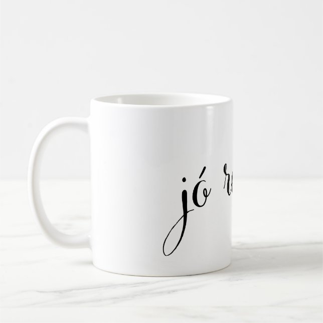 Caneca De Café jó reggelt Boa Manhã Mug Húngaro (Esquerda)