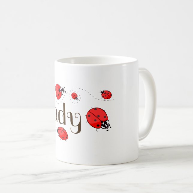 Caneca De Café Joaninha (Frente Esquerda)