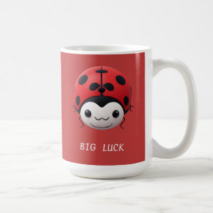 Caneca De Café Joaninha de Desenho Animado Feliz Para Presente