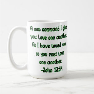 Caneca De Café João 13:34 Amem uns aos outros