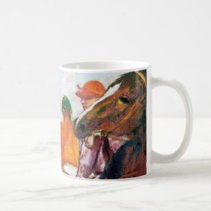 Caneca De Café Jockey e Horse, Edgar Degas
