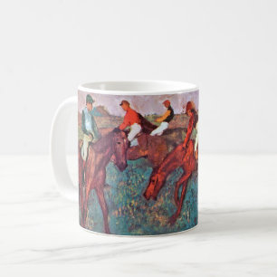 Caneca De Café Jockey e Horse, Edgar Degas