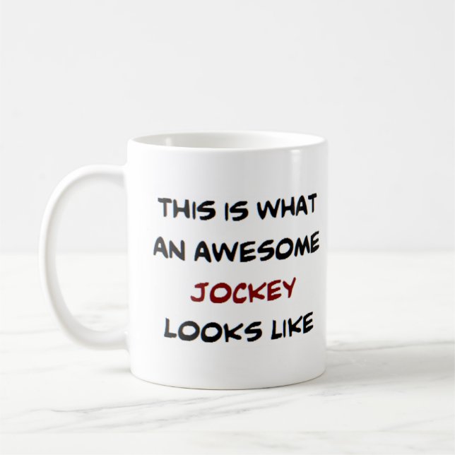 Caneca De Café jockey, incrível (Esquerda)